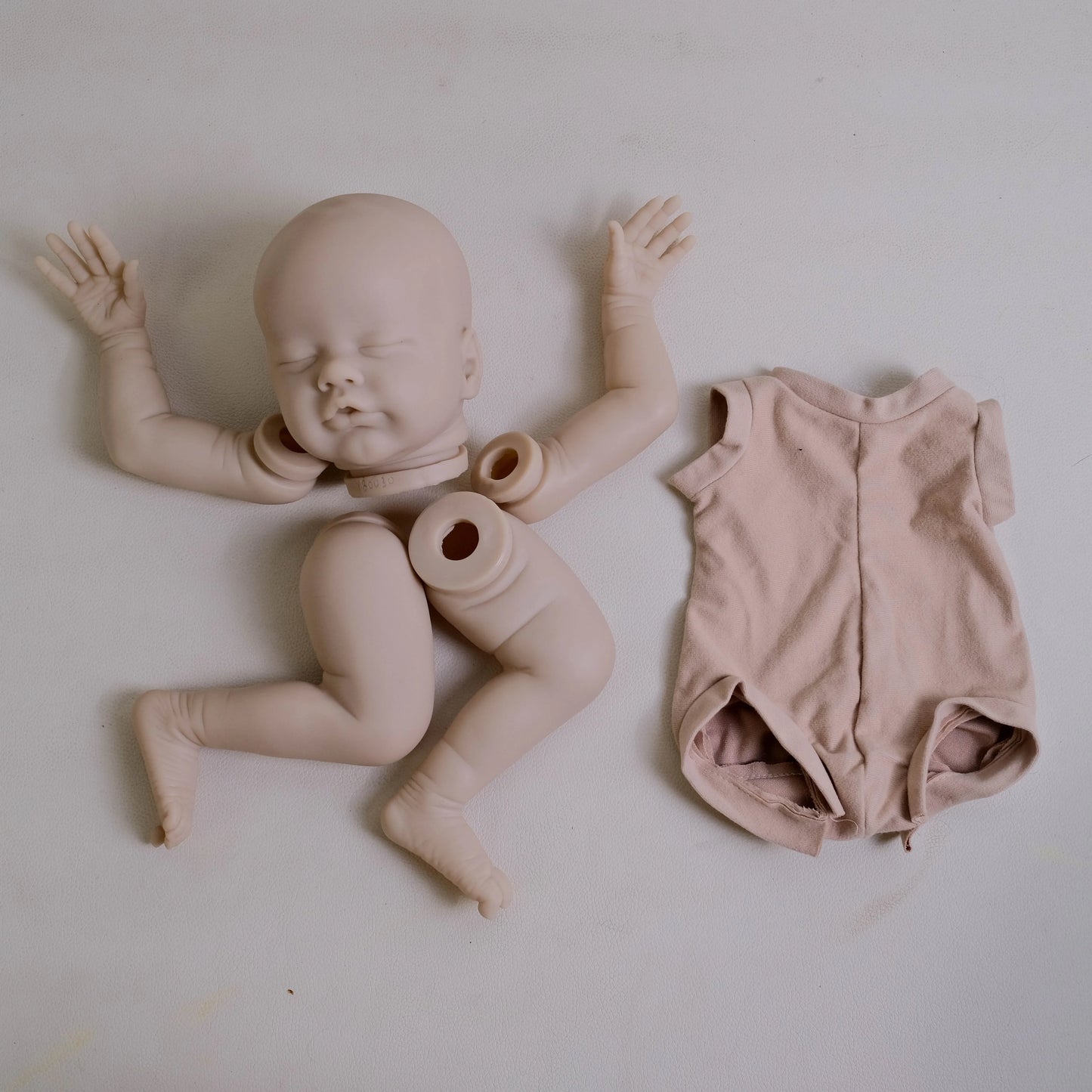 New Twins NPK 19-inch Primrose Asleep  and Awake Twin baby   Unpainted Reborn Doll Kit