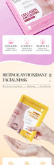 15pcs Retinol Collagen Facial Masks Firming Hydrating Brightening Moisturizing Face Mask Facial Skin Care Products