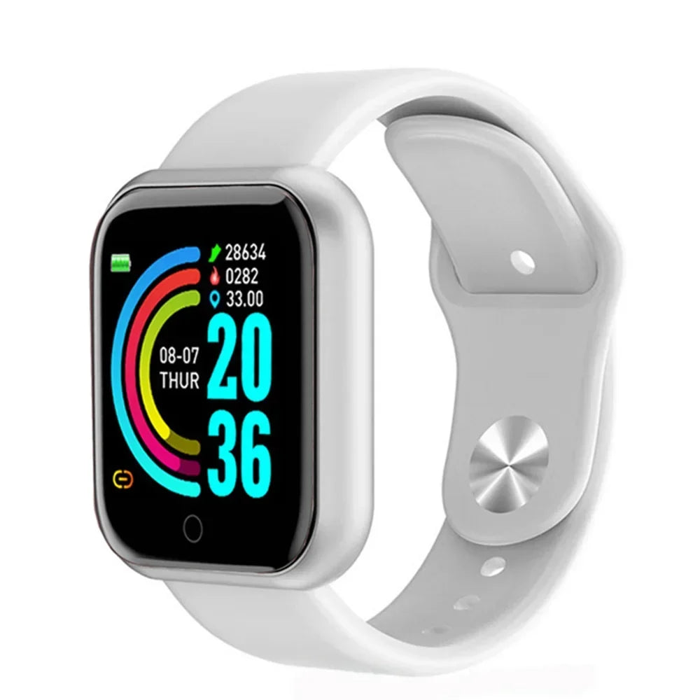 Y68 Smart Watch Color Screen Step Counting Multi Sports Mode Message Reminder Photography Music Remote Control Smart Band