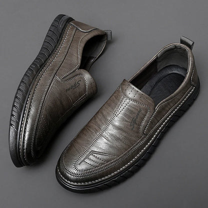 Golden Sapling Fashion Men's Loafers Leather Flats Classics Driving Shoes Platform Footwear Men Casual Formal Business Shoes
