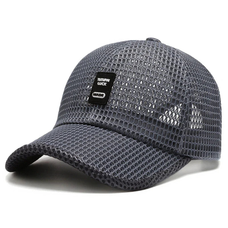 2023 Men's Mesh Baseball Cap Breathable Summer Caps Dad Hat Outdoor Fishing Hats Bone Gorras Snapback Trucker Cap Women hat