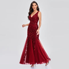 Evening wear Dresses: Cocktail Dresses V-back Mermaid Party Prom Gowns