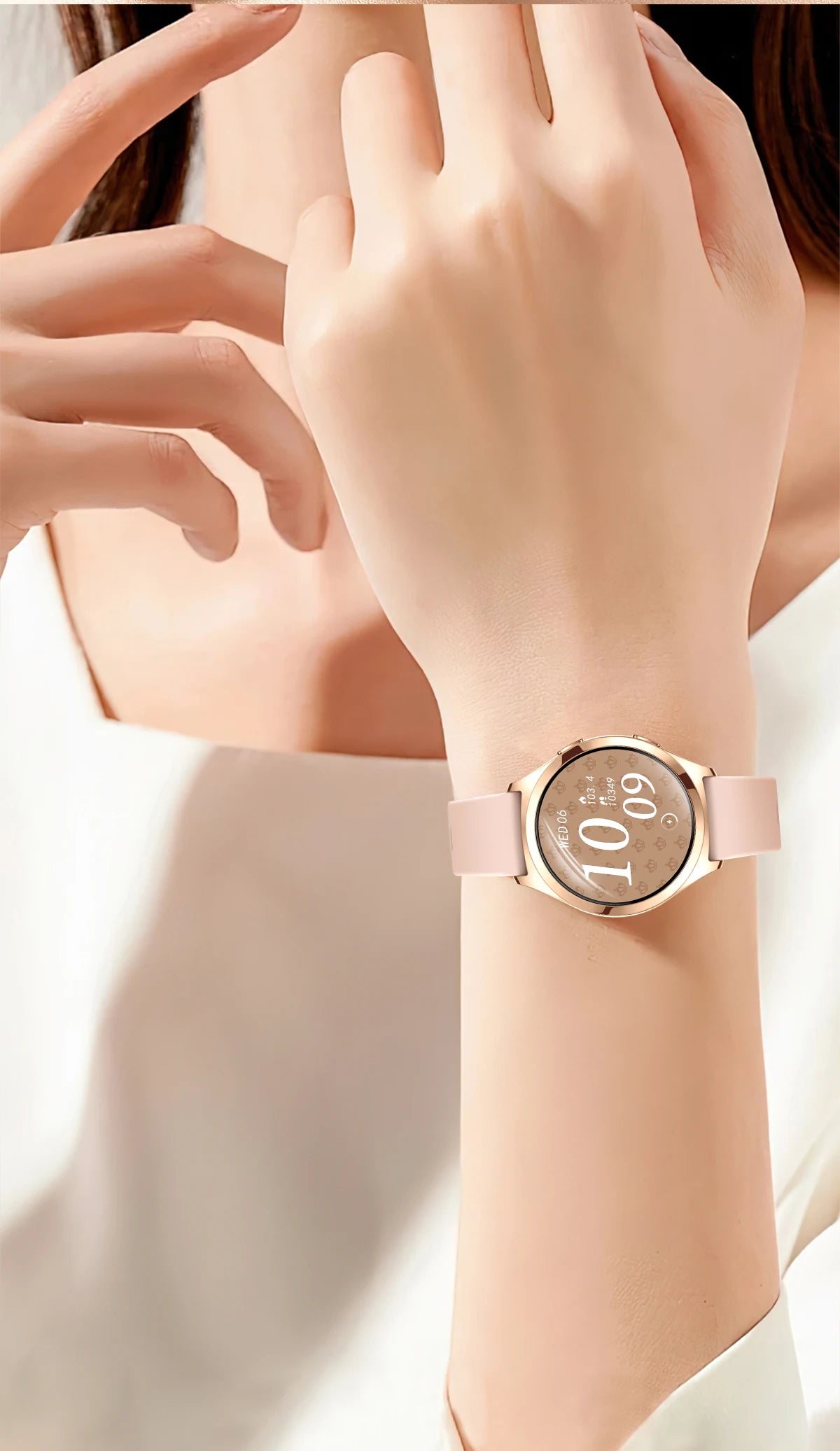 LIGE Luxury 1.27" HD Screen Smart Watch Women Waterproof Bluetooth Call Women’s Bracelet Sports Health Monitor Ladies Smartwatch