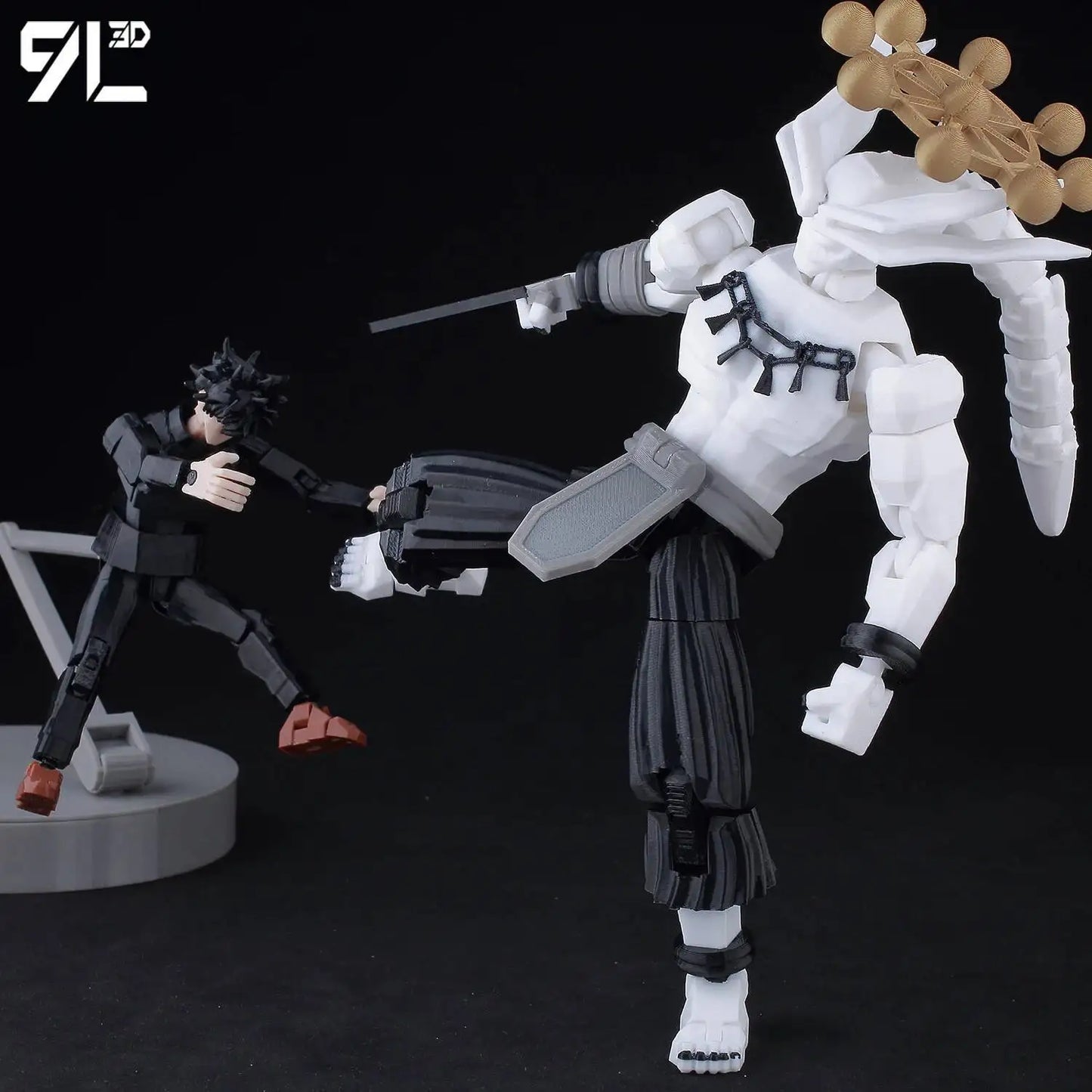 9L 3D Printed Anime Jujutsu Kaisen Sukuna Lucky13 Dummy 13 Movable Shapeshift T13 Action Figures Mannequin Toys for Collectors