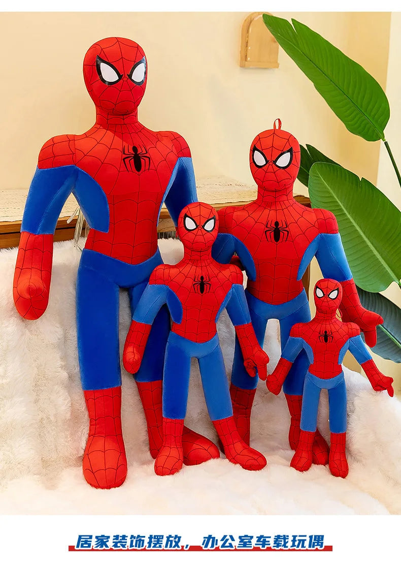 40-120Cm Spiderman New Cute Plush Doll Toys Kawaii Huge Sleep Pillow Cushion Soft Stuffed Animal Doll Birthday Gift for Kids