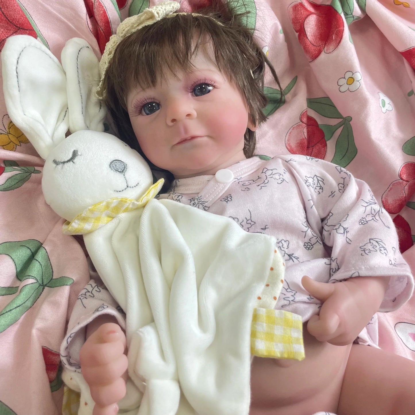 MRB 17-18Inch Finished Reborn Dolls Felicia Silicone Vinyl Or Cloth Doll Lifelike Adorable Newborn Girl Best Christmas Gift