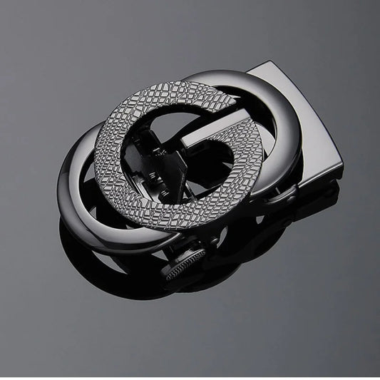 Automatic Buckle Alloy Pants Buckle Men's Letter Series Belt Buckle Belt Accessories Slot Automatic Buckle