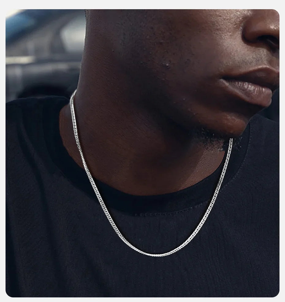 Vnox 3/5/7/9mm Thick Cuban Chain Necklaces for Men Women,Simple Miami Curb Links Collar,Waterproof Stainless Steel Unisex Chain