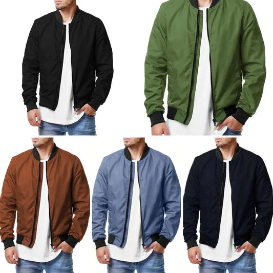 Military Jacket Men's Slim Bomber Jacket Spring Autumn R Men Outerwear Coat Male