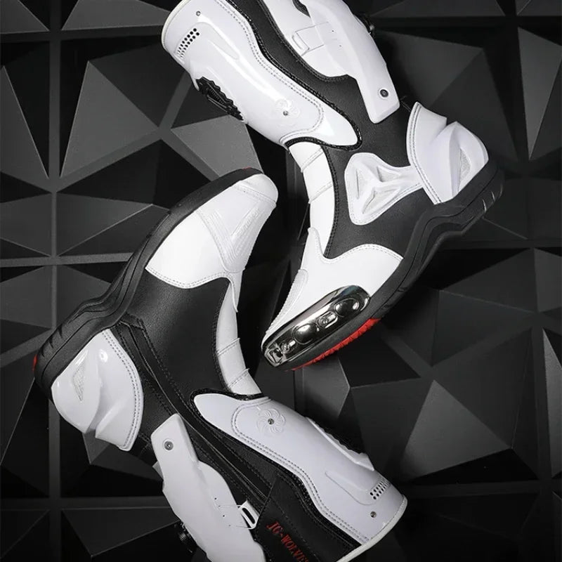 Motorcycle Platform Boots Motorcycle Cross-country Professional Racing Boots Breathable Wear Safety To Protect Motorcyclists