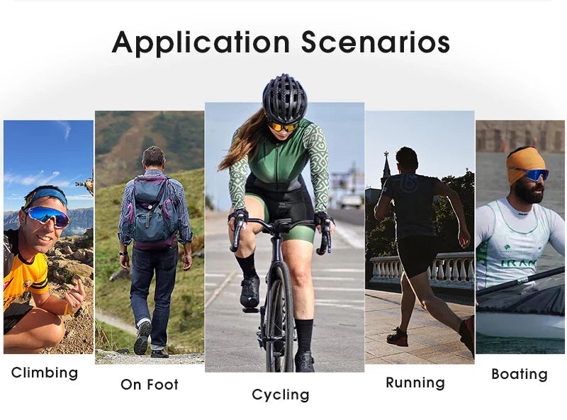 SCVCN Photochromic Cycling Sunglasses Cycling Glasses UV400 Bicycle Eyewear Sports MTB Outdoor Bike Goggles Sunglasses Eyepieces
