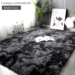 Soft Area Rugs For Bedroom Fluffy, Non-slip Tie-Dyed Fuzzy Shag Plush Soft Shaggy