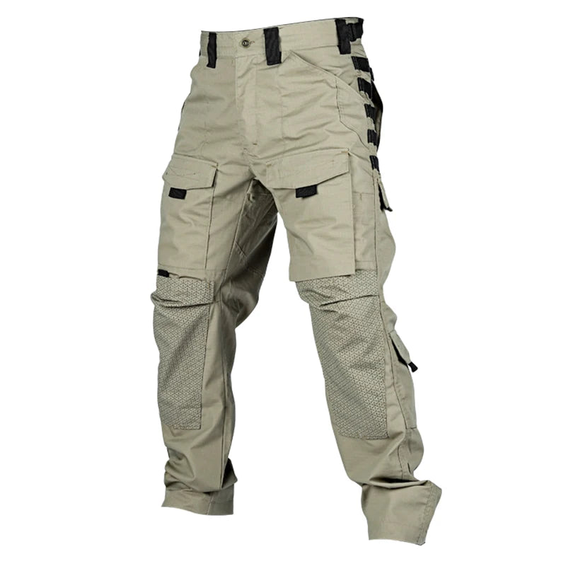 Tactical Pants Men Multi-Pocket Outdoor Cargo Pants Military Combat Trousers