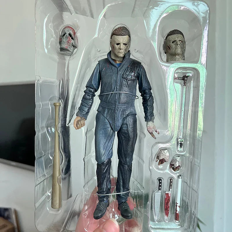 NECA Michael Myers Figure With LED Pumpkin Halloween Ultimate  Action Figure Toy Doll Decor Christmas Gift Halloween Horror Toy