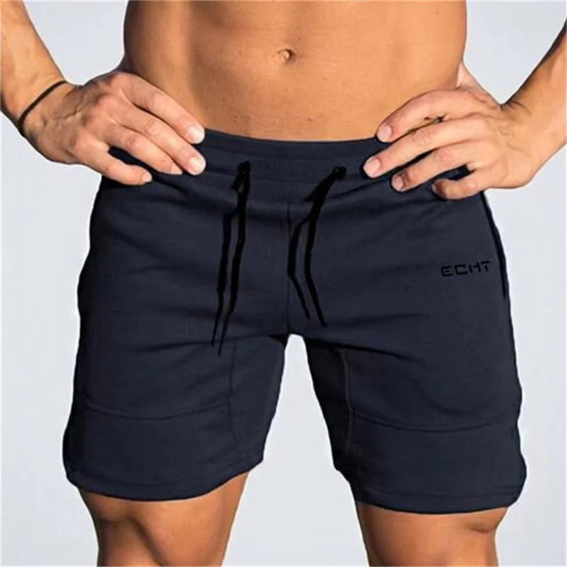 Men's Zip pocket sweatpants Fitness Gyms Shorts Men Summer Running Short Pants