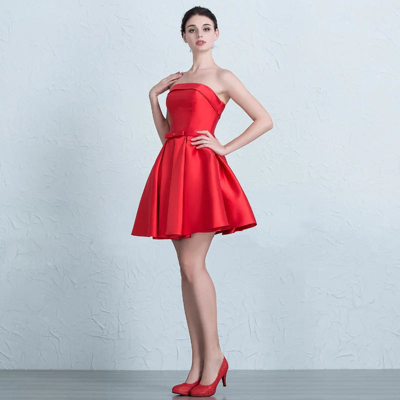 Homecoming Dresses: Party Dress Elegant Prom Evening Guest Mini Summer Dresses