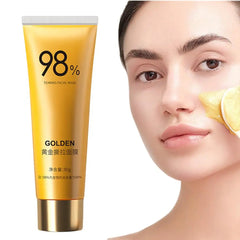 80g Gold Foil Peel-Off Mask Peel Off Anti-Wrinkle Face Mask 98% golden Mask Facial For Deeply Cleans Skin Care