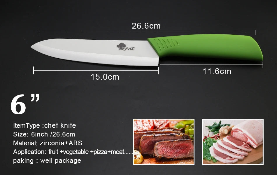 Ceramic Knife Set for Kitchen Professional Ceramic Knife 3 4 5 6 Inch Fruit Rust Proof