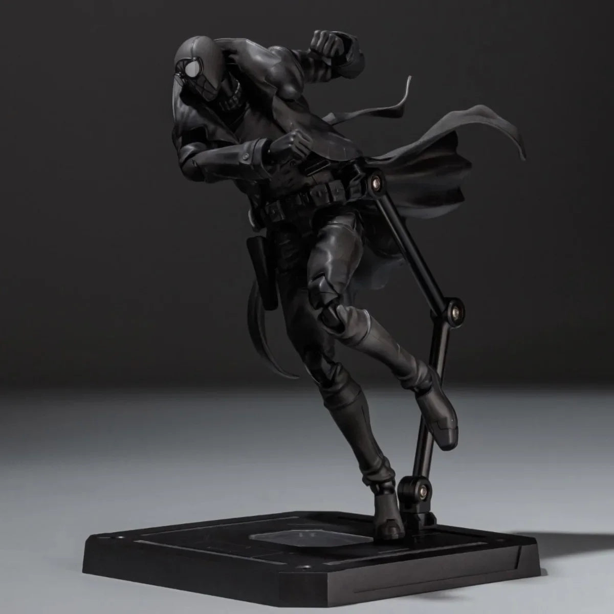 Spider Man Noir Peter Parker Ultimate Black Spider Man Earth-90214 Darkness SHF Toys Action Figure Model Kids Gift