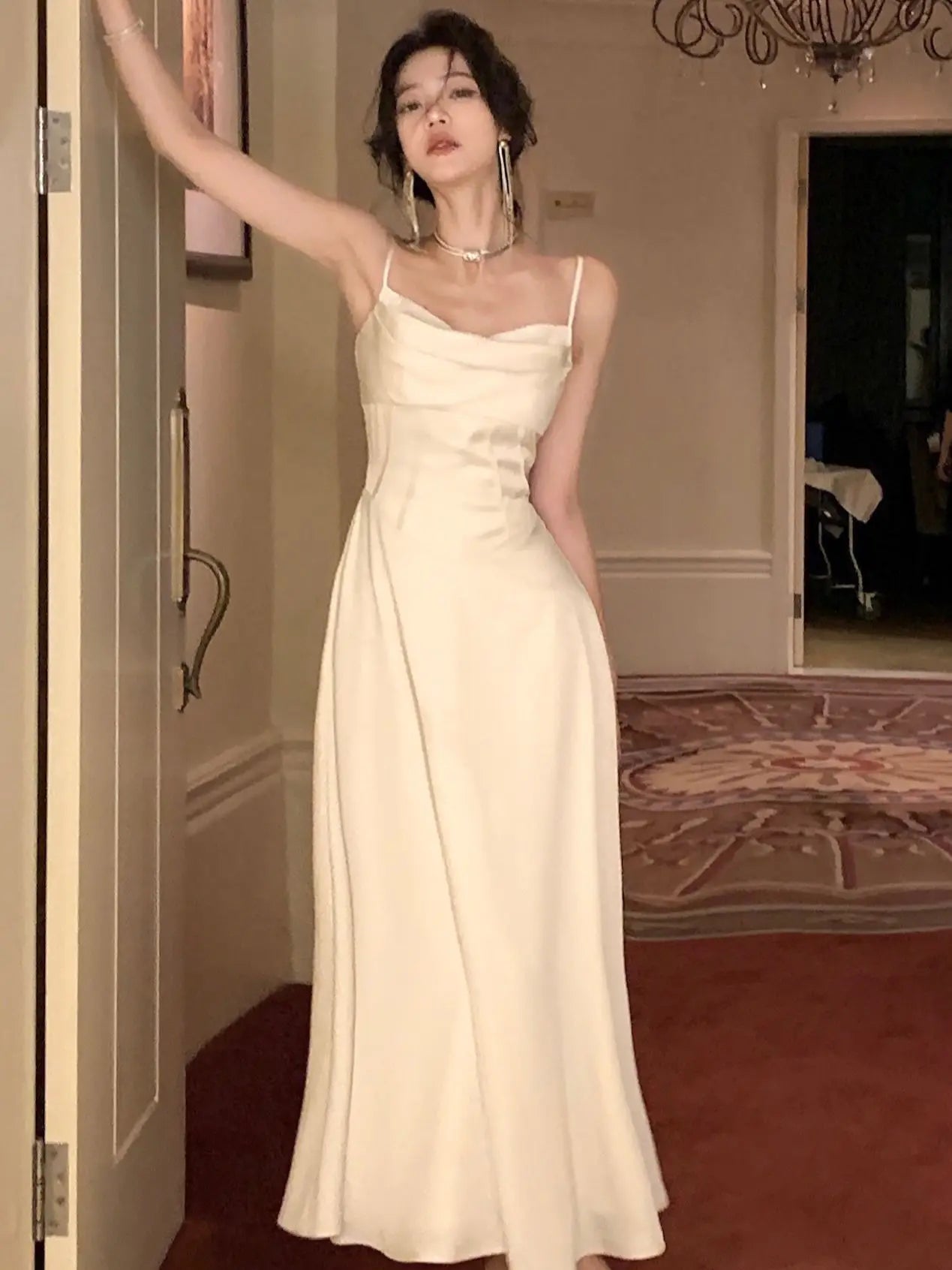 Formal attire Dresses: Elegant Midi Dresses Wedding Evening Birthday Clothes