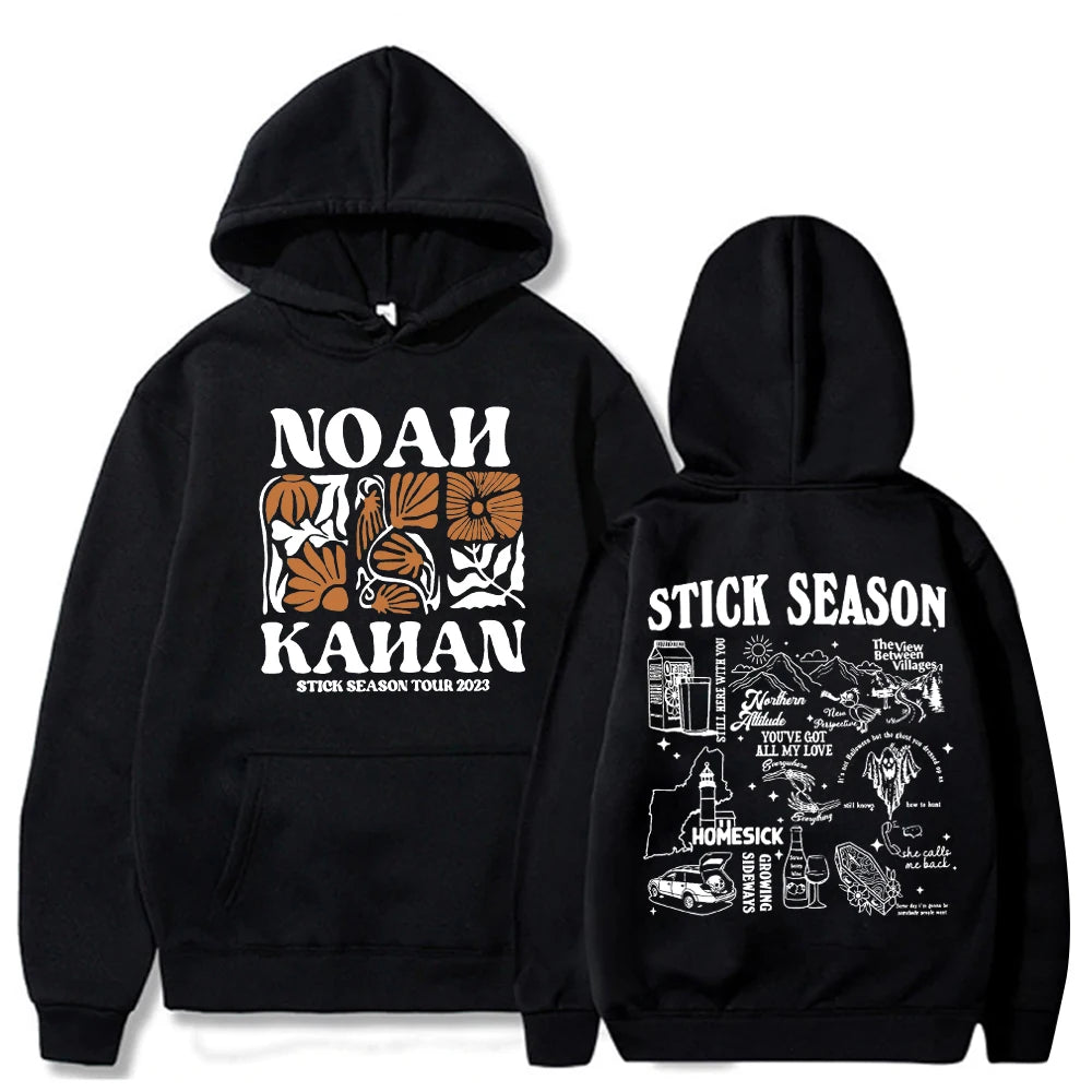 Noah Kahan Hoodie Noah Kahan Stick Season Tour Hoodie Noah Kahan Merch