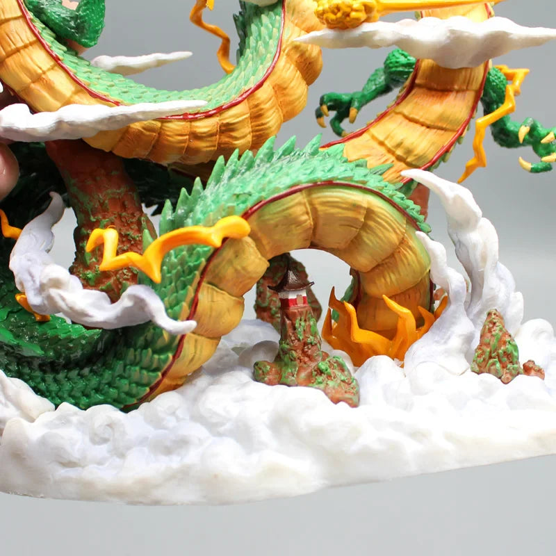 Dragon Ball Anime Figure 22cm Shenron Figures Goku And Shenron Figurine Pvc Statue Model Doll Collection Ornament Kids Toy Gifts