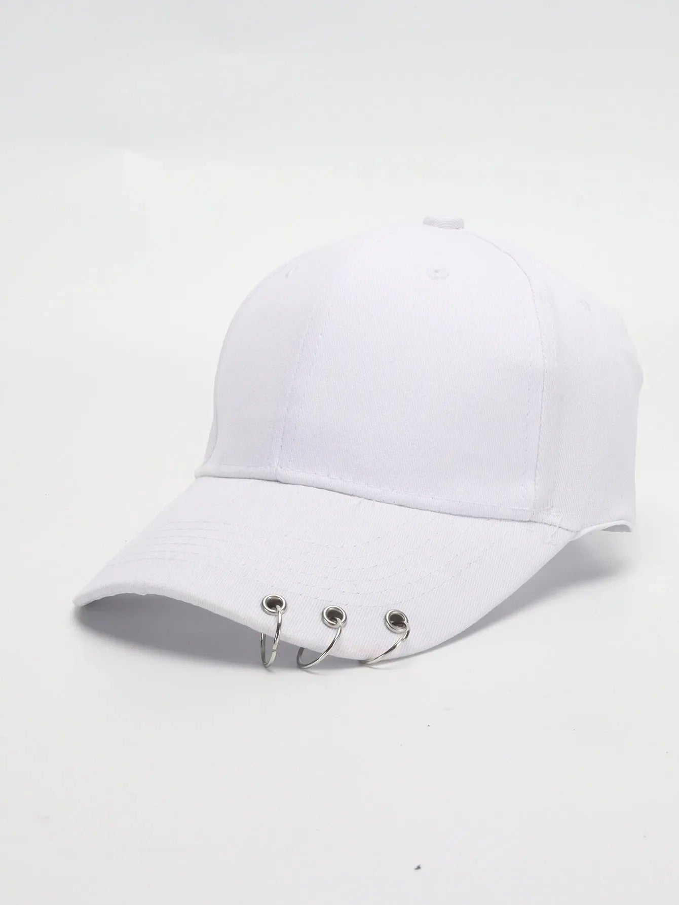 COKK Hip Hop Women's Baseball Cap With Ring Circle Snapback Hats For Men Women Unisex Dad Hat Adjustable Kpop Korean Style Gorra