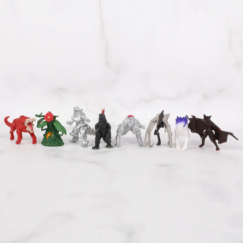 24pcs/set Godzilla vs King Kong  Figure Model Toys 17cm