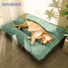 Soft Pet Dog Bed Winter Warm Dog Sleeping Mat Corduroy Pet Mat for Small