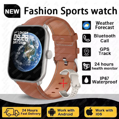 New Series 5 Watch5 Men Smart Watch Blood Pressure Blood Oxygen Heart Rate AI Voice Bluetooth Call Women SmartWatch For Android
