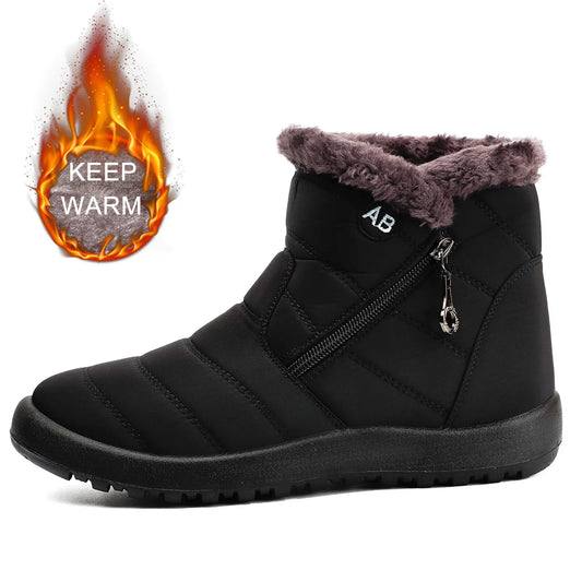 Women Boots Watarproof Ankle Boots For Women Winter Shoes Keep Warm Snow Boots Female Zipper Botines Winter Botas Mujer