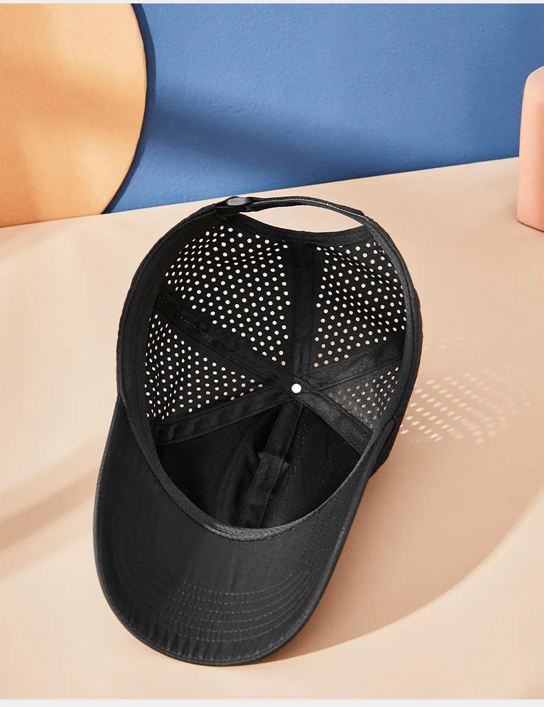 56-62cm Large Size Summer Baseball Cap Men Women Breathable Mesh Trucker Hat Snapback Cap Quick Dry Visor Outdoor Sports Sun Hat