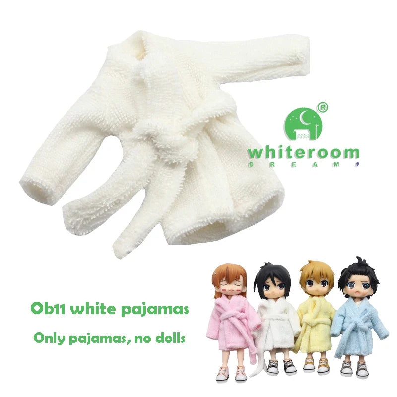Mini Ob11 Bjd Doll Accessories Obitsu 11 Clothes Dolls For Girls Boy Toys Baby Kawaii Anime Toy Cute Items Miniature Costume