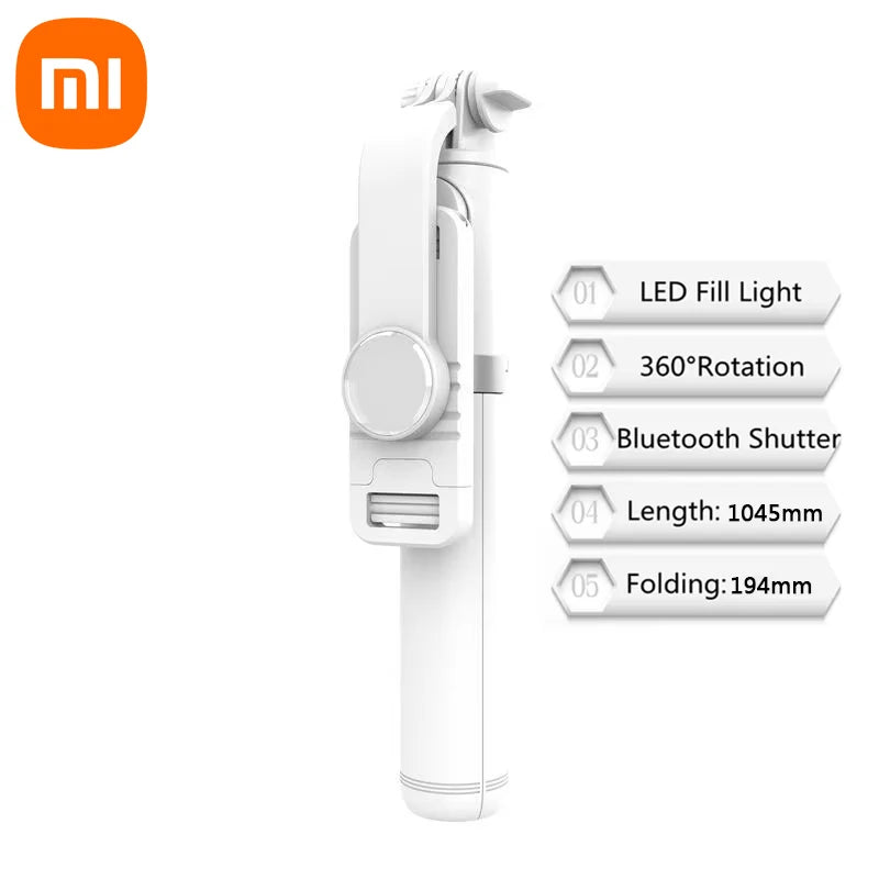 Xiaomi Selfie Stick 1045mm Wireless Bluetooth LED Fill Light Extended Stable tripod