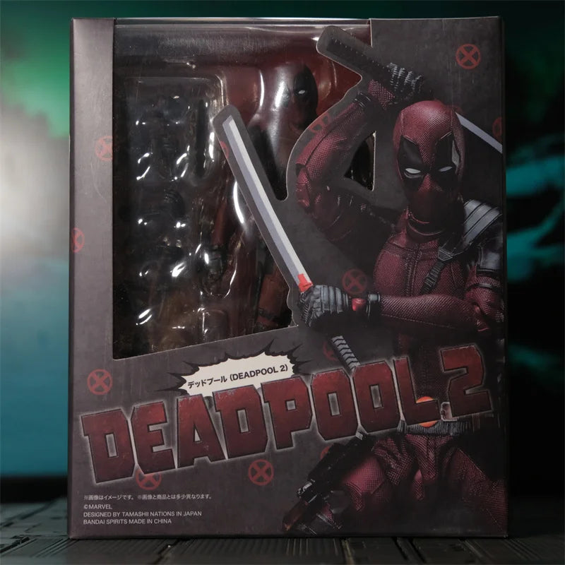 Deadpool Action Figure Deadpool & Wolverine SHFiguarts Joint Movable New Mutants Wilson Comics SHF Model Movie Toy for Kids Gift