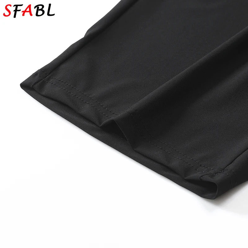 Summer New Joggers Men Shorts Quick Dry Sports Running Shorts Men Fashion Breathable Elastic Waist Board Short Pants Male Bottom