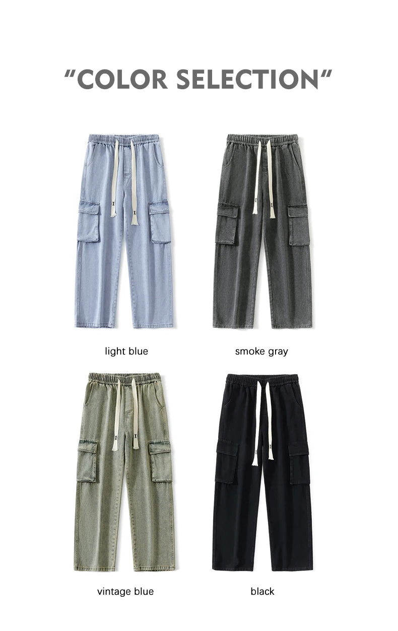Cargo Baggy Jeans: Y2K Multi-pocket pant