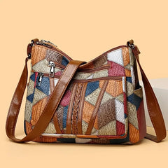 Women's Elegant Vintage Crossbody Bag Trendy HandBag Fashion Multi-pockets