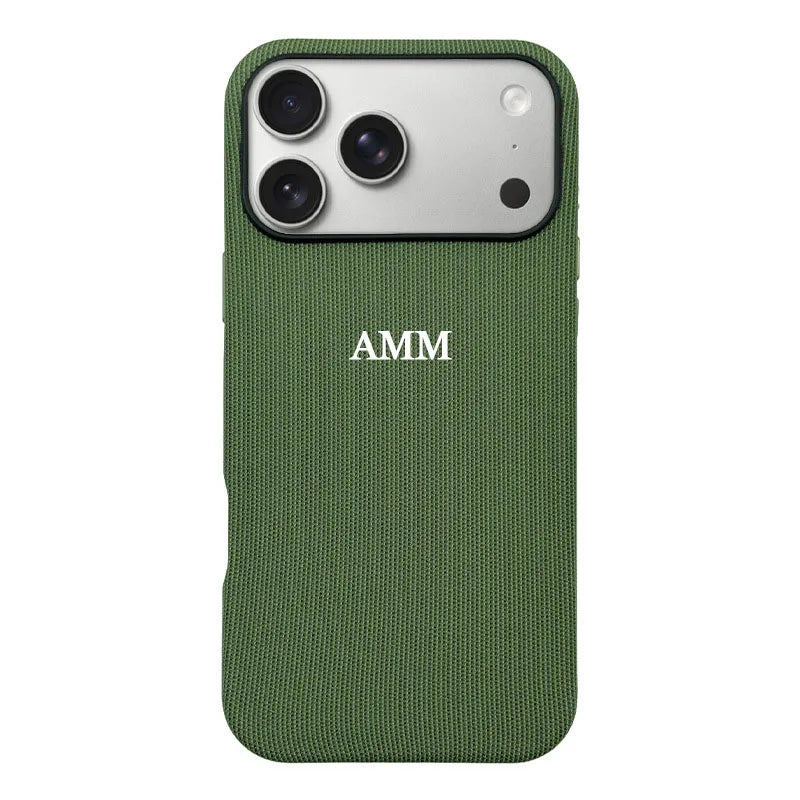 For lphone 17 pro max 17PRO 17 16 Leather PU Personalized Initials Custom Magsafe leather Phone Case
