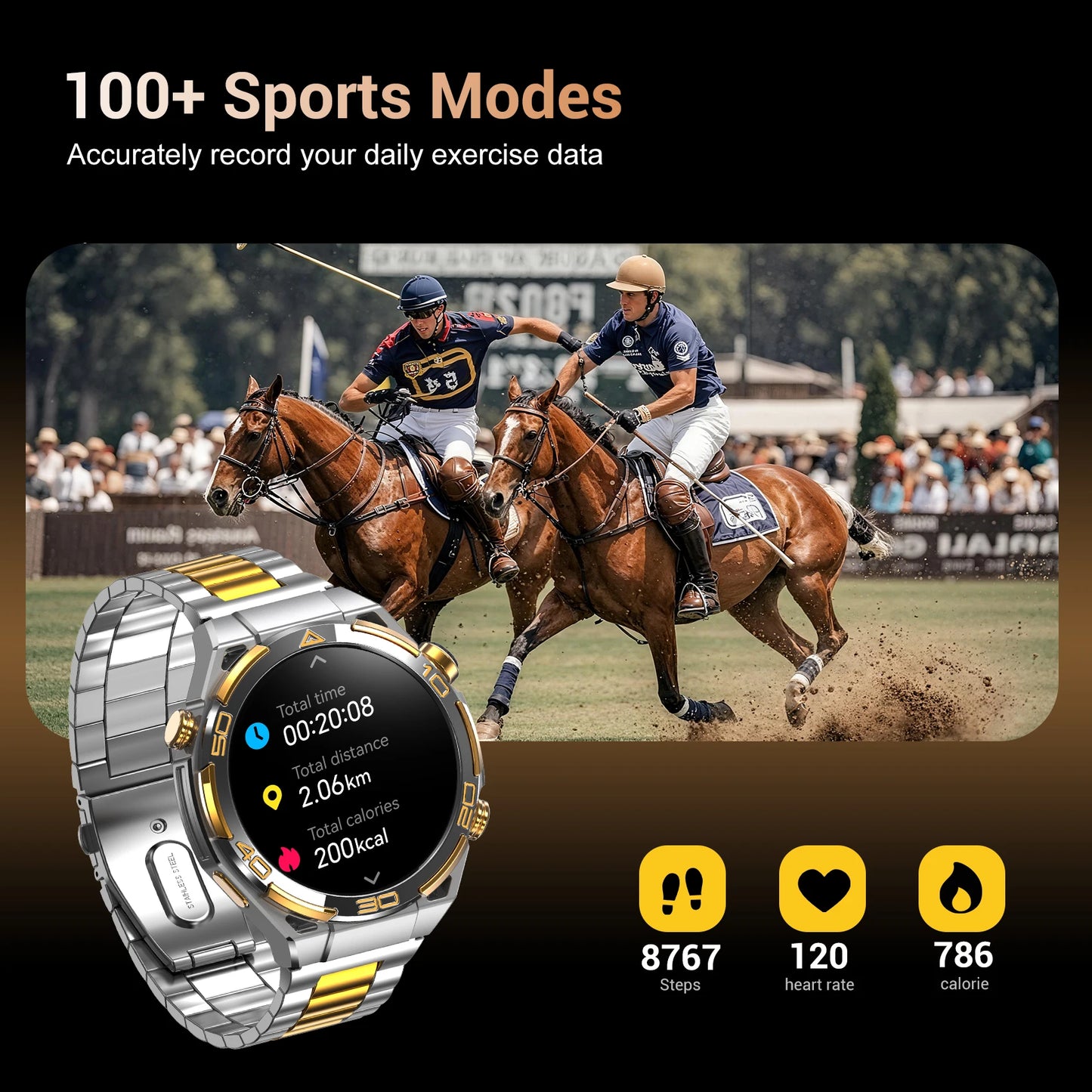 New Blackview W90 Pro GPS Smart Watch 1.43" HD AMOLED Display, 900mAh/ 20Days Standby Bluetooth Waterproof Sport Watch for Men