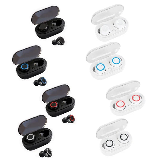 Y50 TWS Wireless Bluetooth Headset Bluetooth Headphones Gaming Headset Microphone in-ear Wireless Earbuds for Xiaomi Earphones