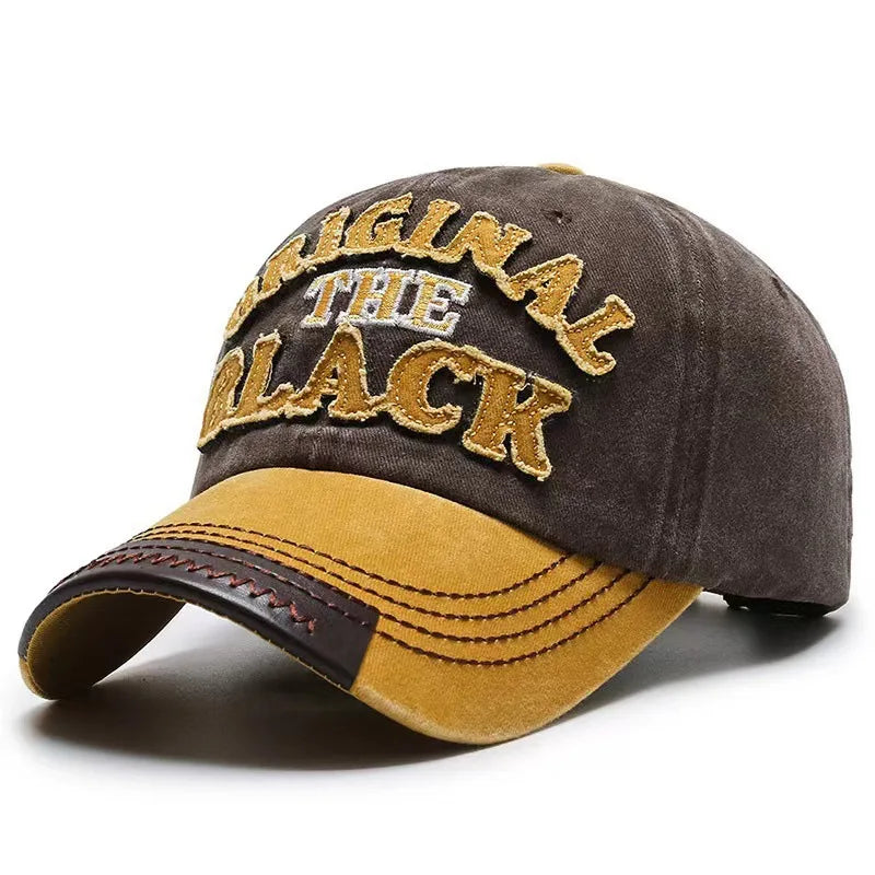 Hat Men's  Washed  Denim Cap Korean Version Outdoor Sunscreen  Casual Versatile Street Spring and Autumn Shade Baseball Cap