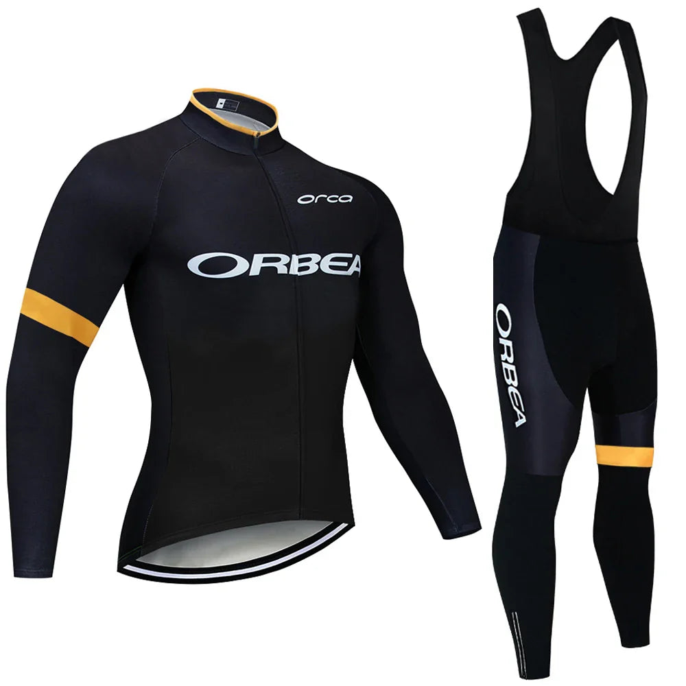 New Winter Cycling Jersey 2025 ORBEA ORCA Bike Maillot Pants Suit Men 20D Ropa Ciclismo Pro Bicycl Jacket Clothing