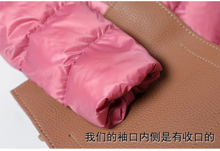 Winter Women Down Jackets Long White Duck Down Ultra Light Thin Casual