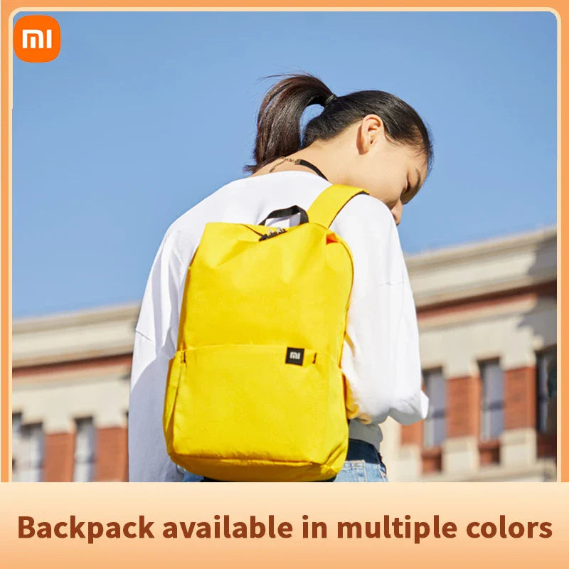 Xiaomi colorful small backpack men's and women's shoulder bag outdoor waterproof ultra-lightweight student portable sports bag