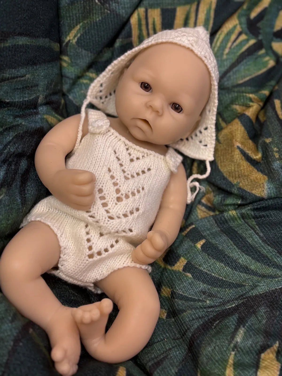 Reborn Dolls 13Inch Open Mouth Silicone Girl Full Body Soft Silicone Unpainted Newborn Baby Dolls reborn de silicone real cuerpo
