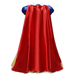 Fancy Snow White Princess Dress Girls Birthday Party Costume Children Carnival Snow