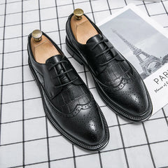 Gentleman Business Formal Leather Shoes Mens Fashion Dress Shoes