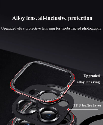 Matte Bumper Magnetic Clear Case For iPhone 15 14 13 12 Pro Max Plus Magsafe Wireless Charge Full Lens Protection Cover