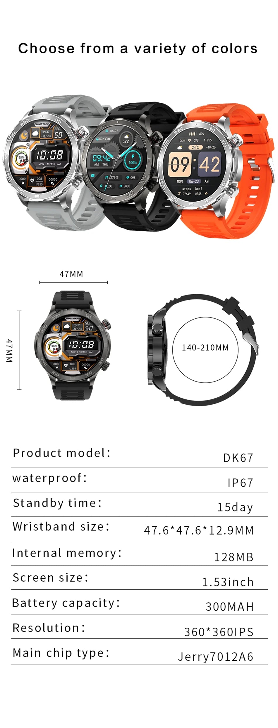 2025 New Bluetooth Call Smart Watch Men For Huawei AMOLED HD Large Screen Heart Rate NFC IP68 Waterproof GPS Sports Smart Watch
